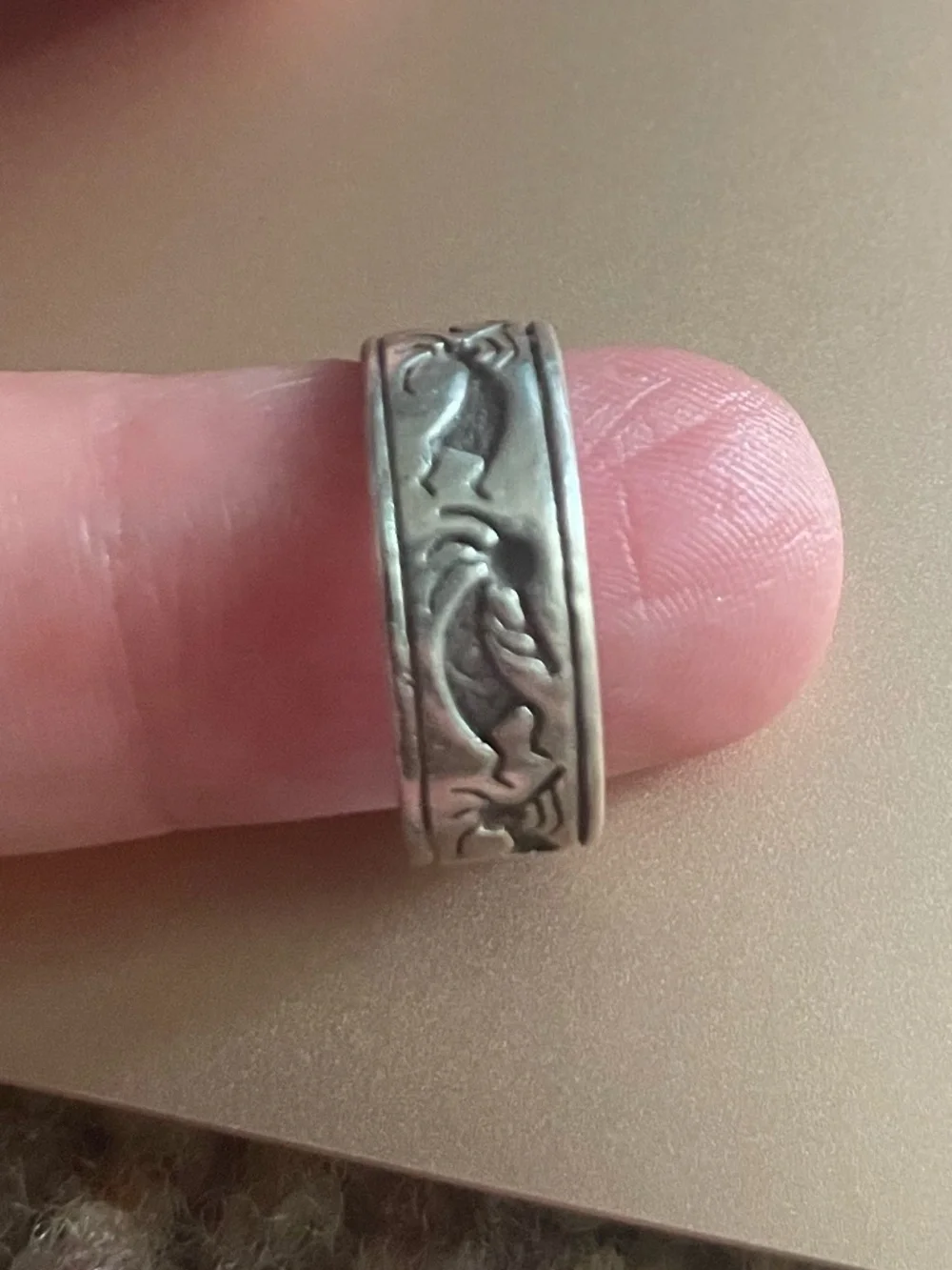 Sterling Silver Kokopelli Ring